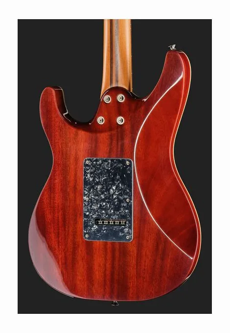 Mooer GTRS Soloist 810 Brown Burst, selettore pickup e jack di uscita