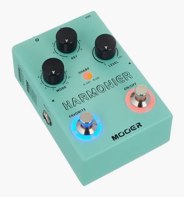 Mooer MVP2 Harmonier, led e interruttore a pedale