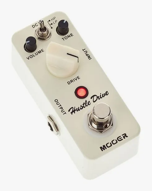 Mooer Hustle Drive, manopole viste dall'alto