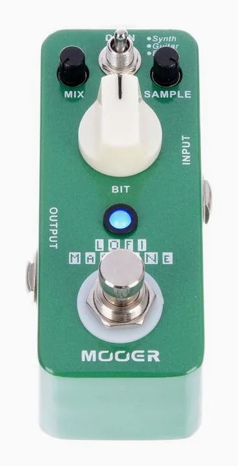 Mooer Lofi Machine, connettori sul retro dell'unita