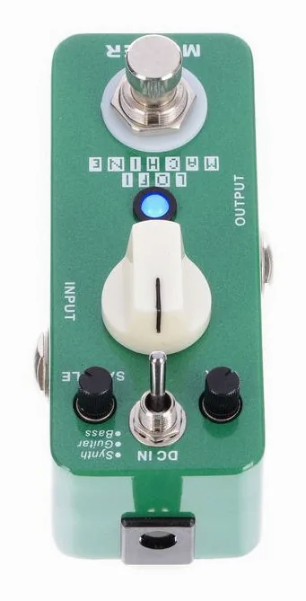 Mooer Lofi Machine, manopole viste dall'alto
