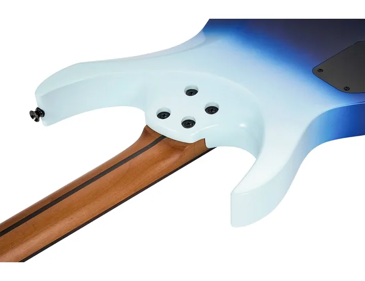 Mooer MHL50 Headless Sky Blue, pickup e manopole dei controlli