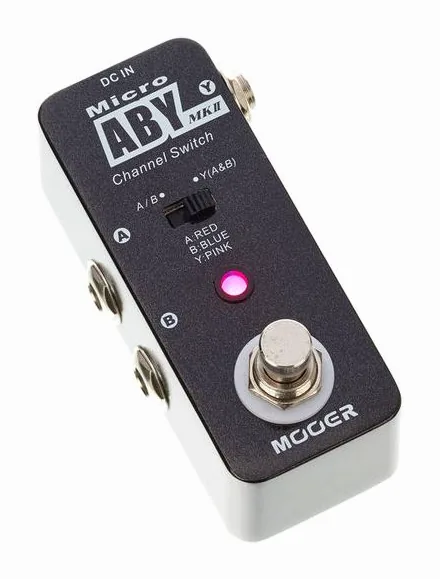 Mooer Micro ABY Box MKII, grafica del pannello superiore