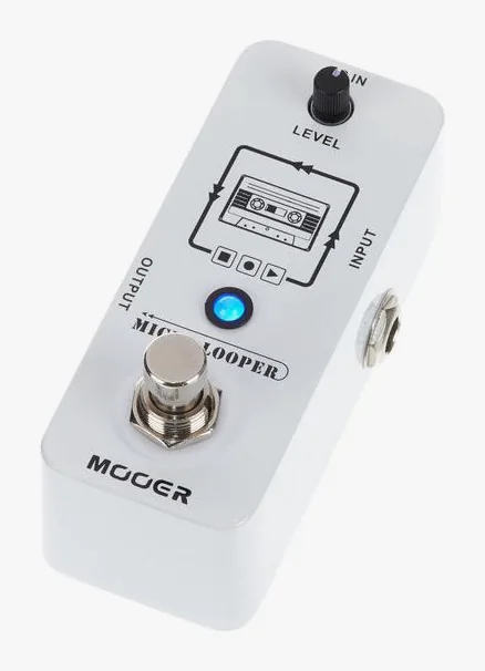 Mooer Micro Looper in primo piano frontale