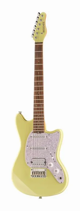 Mooer MLT10 Guitar - Candy Yellow visto di fronte