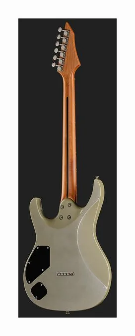 Mooer MMT100 Guitar Iron Grey, manico e tastiera visti di lato