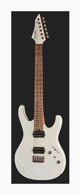 Mooer MMT100 Guitar Pearl White, selettore pickup e jack di uscita