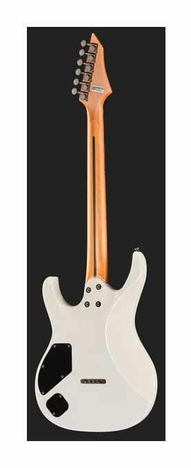 Mooer MMT100 Guitar Pearl White, selettore pickup e jack di uscita
