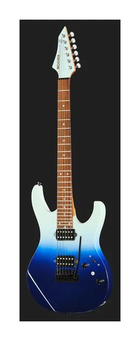 Mooer MMT50 Guitar Tremolo BWG, manico e tastiera visti di lato