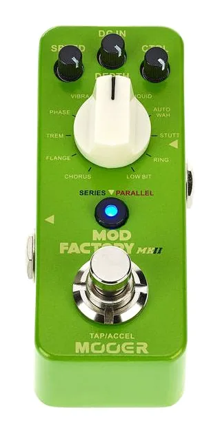 Mooer Mod Factory MKII, grafica del pannello superiore
