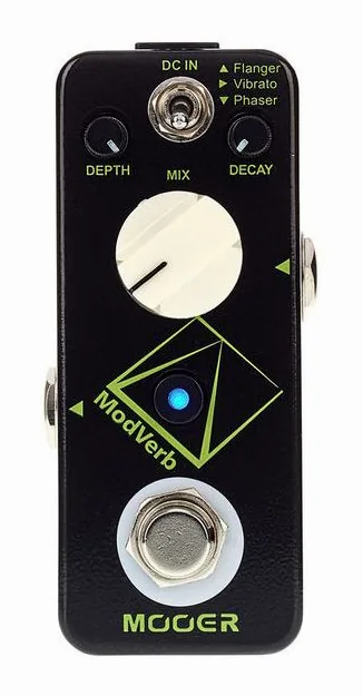 Mooer ModVerb, grafica del pannello superiore