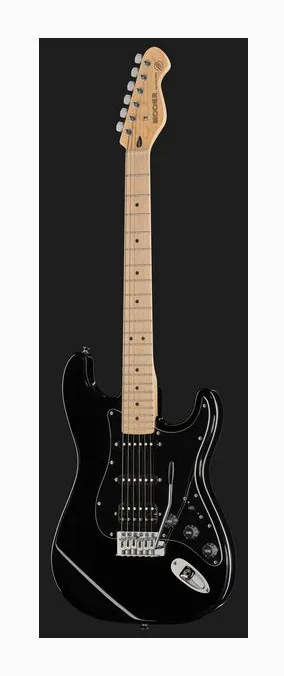 Mooer MSC11 Pro Guitar Black, vista posteriore del corpo