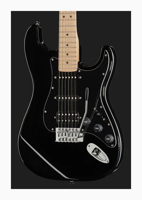 Mooer MSC11 Pro Guitar Black, vista posteriore del corpo