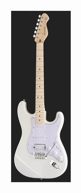 Mooer MSC11 Pro Guitar Polar White, pickup e manopole dei controlli