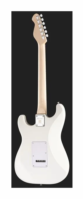 Mooer MSC11 Pro Guitar Polar White, corpo e verniciatura in primo piano