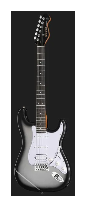 Mooer MSC12 Pro Guitar Iron Silver, pickup e manopole dei controlli