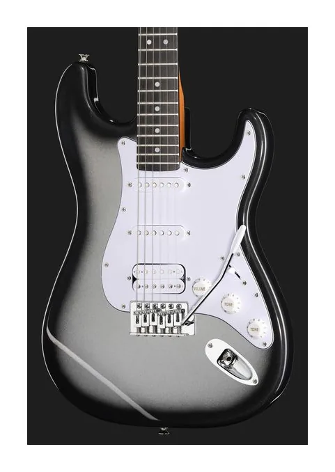 Mooer MSC12 Pro Guitar Iron Silver, ponte e meccaniche di intonazione