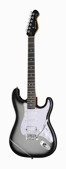 Mooer MSC12 Pro Guitar Iron Silver visto di fronte