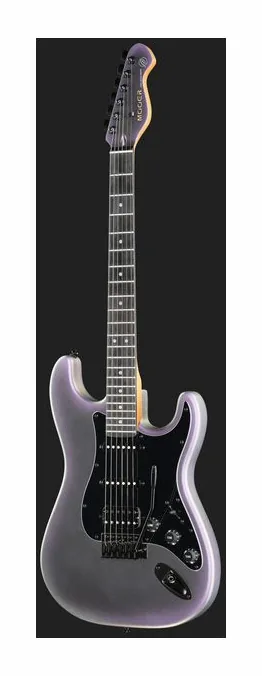 Mooer MSC18 Pro Dark Aurora Satin, manico e tastiera visti di lato
