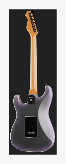 Mooer MSC18 Pro Dark Aurora Satin, manico e tastiera visti di lato