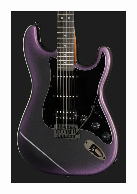Mooer MSC18 Pro Guitar Dark Aurora, selettore pickup e jack di uscita
