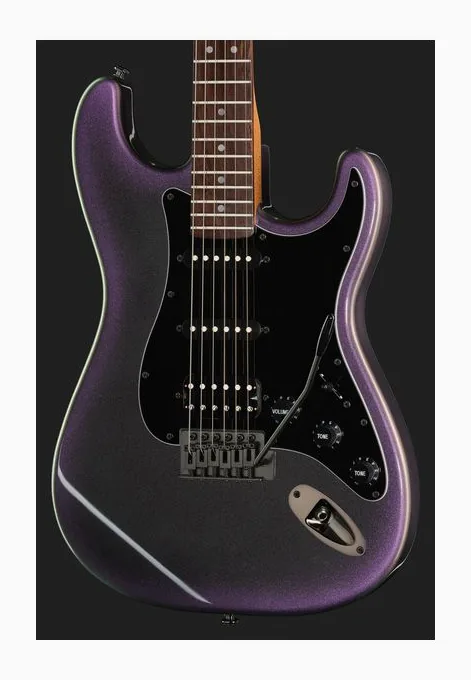 Mooer MSC18 Pro II Dark Aurora, corpo e verniciatura in primo piano