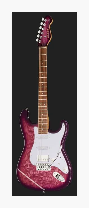 Mooer MSC20 Pro Guitar Prune Purple, selettore pickup e jack di uscita