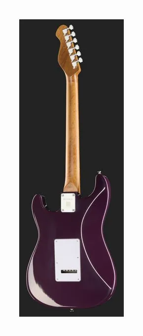 Mooer MSC20 Pro Guitar Prune Purple, selettore pickup e jack di uscita