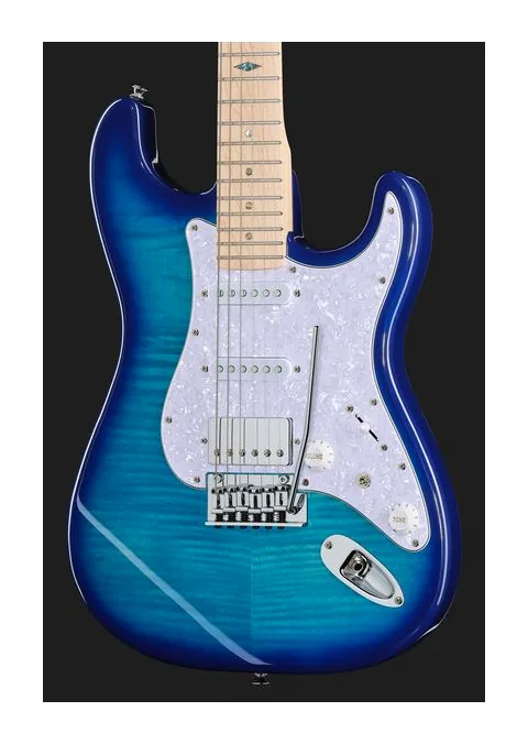 Mooer MSC30 Pro Guitar Lake Blue, capotasto e prime posizioni della tastiera