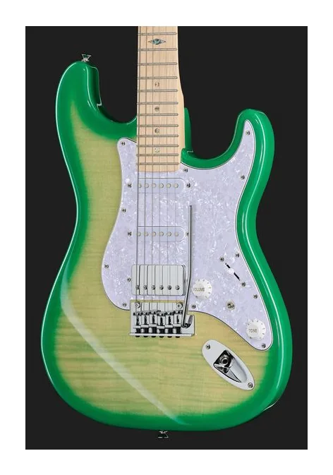 Mooer MSC30 Pro Guitar Lemon Green, ponte e meccaniche di intonazione
