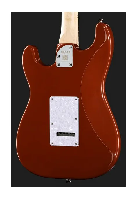 Mooer MSC30 Pro Guitar Rose Purple, profilo laterale del corpo