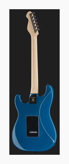 Mooer MSC31 Pro Guitar Blue Burst, selettore pickup e jack di uscita