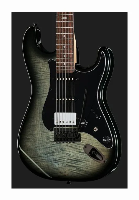 Mooer MSC31 Pro Guitar Grey Burst, selettore pickup e jack di uscita