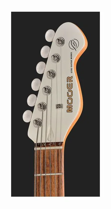 Mooer MSC41 Pro Guitar Dreamy Blue, profilo laterale del corpo