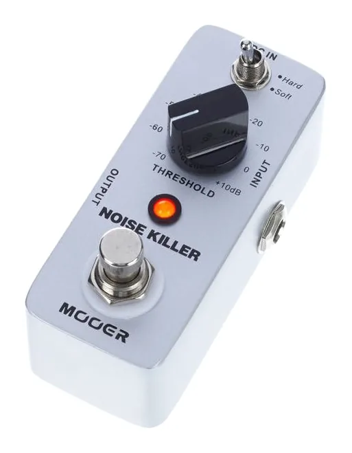 Mooer Noise Killer inquadrato di fronte su sfondo neutro