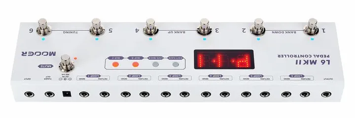 Mooer Pedal Controller L6 MKII, led e interruttore a pedale