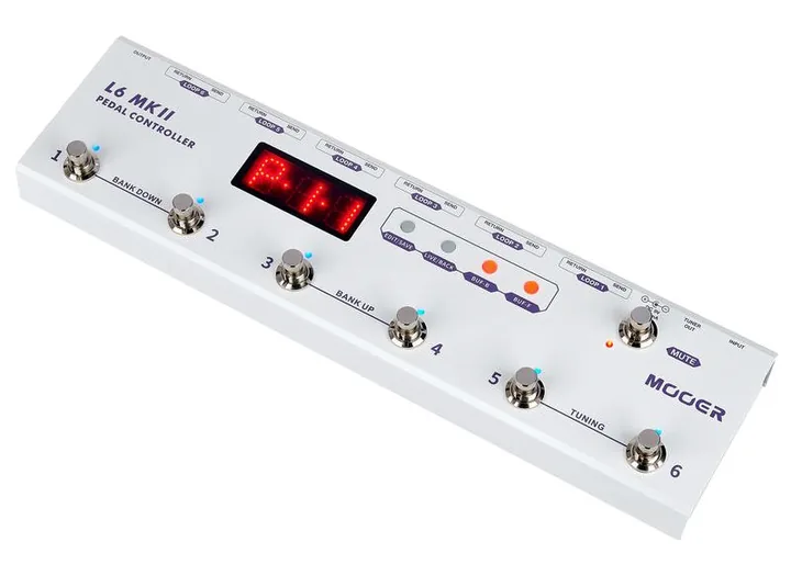 Mooer Pedal Controller L6 MKII visto di fronte