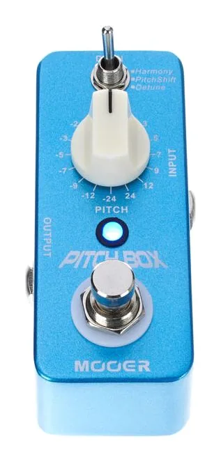 Mooer Pitch Box, connettori sul retro dell'unita