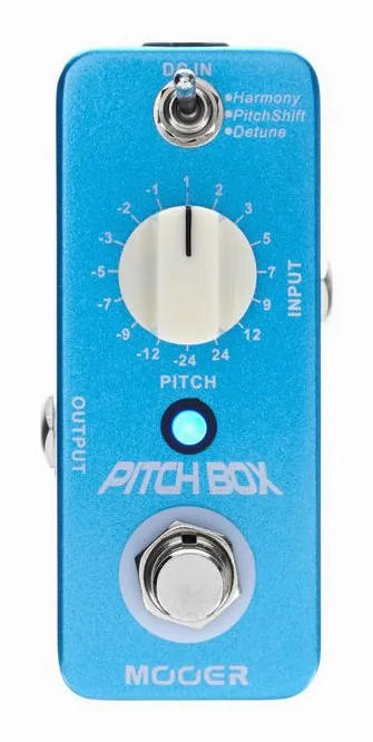 Mooer Pitch Box, ingressi e uscite laterali