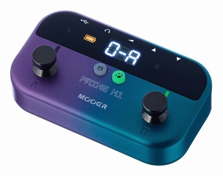Mooer Prime M1 Multi Effects Pedal, ingressi e uscite laterali