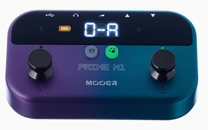 Mooer Prime M1 Multi Effects Pedal, connettori sul retro dell'unita