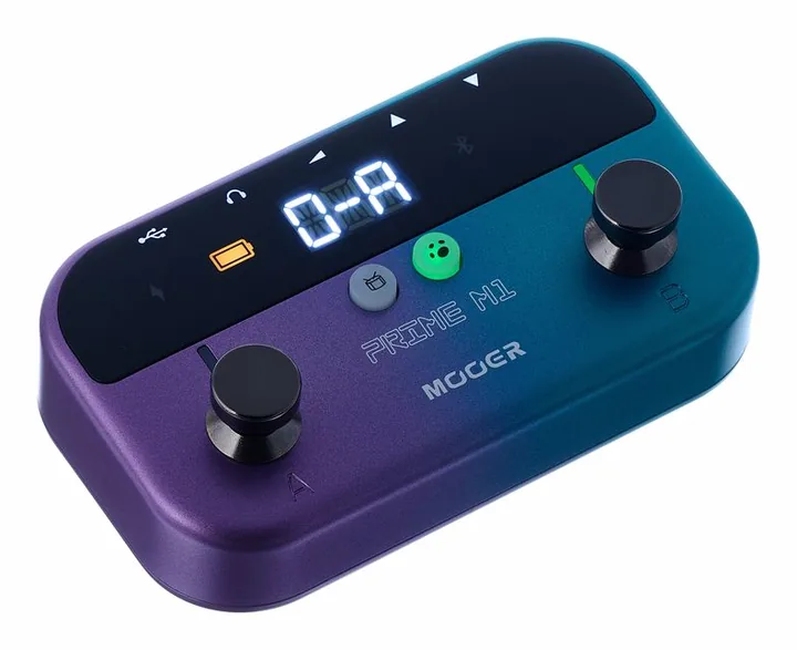 Mooer Prime M1 Multi Effects Pedal, manopole viste dall'alto