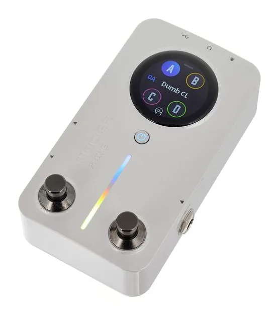 Mooer Prime M2-Multi Effects Silver in primo piano frontale