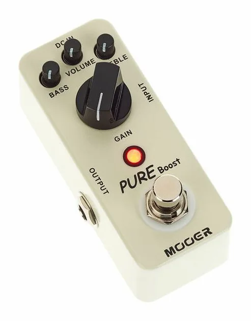 Mooer Pure Boost, grafica del pannello superiore