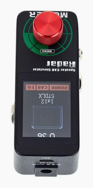 Mooer Radar, grafica del pannello superiore