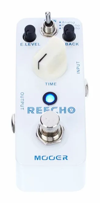 Mooer Reecho, led e interruttore a pedale