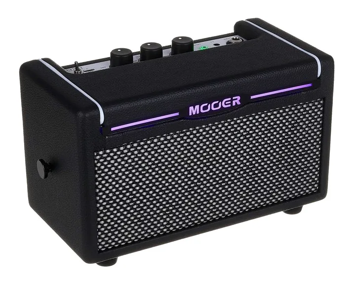 Mooer SD10i Modeling Guitar Combo BL, angolo del cabinet