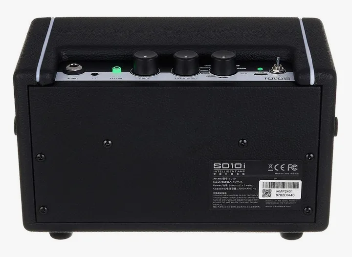 Mooer SD10i Modeling Guitar Combo BL, angolo del cabinet