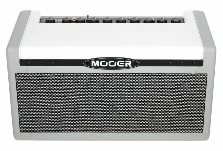 Mooer SD30i Modeling Guitar Combo, logo e finiture del pannello frontale
