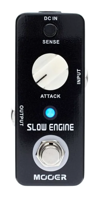 Mooer Slow Engine, led e interruttore a pedale